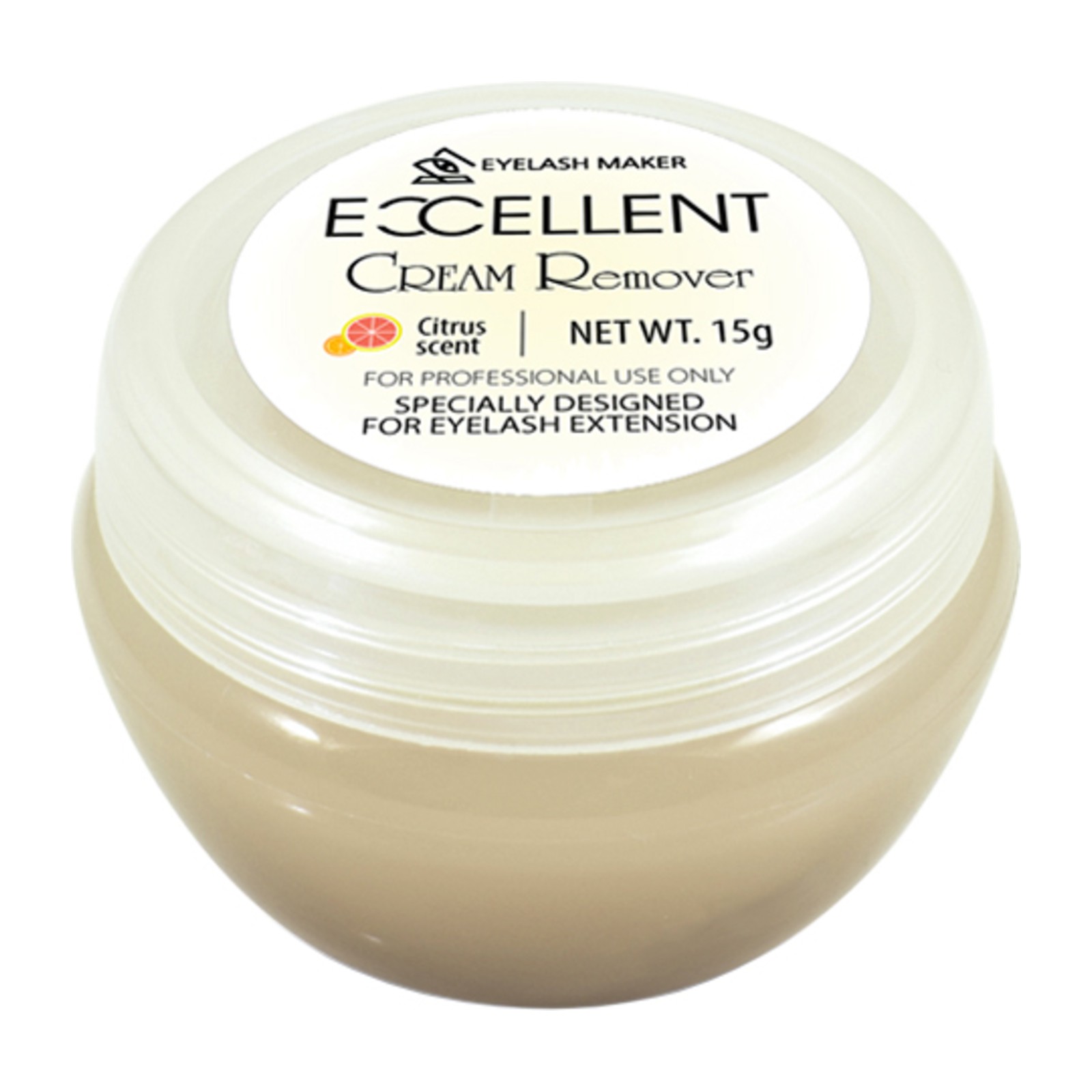 excellent-cream-remover-citrus-yellow-15gr Removedor de creme - 15gr | Aroma cítrico - Image 1